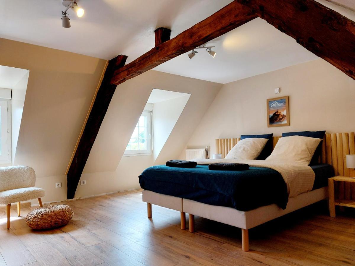 Le Rondot - Maison De Campagne Proche Mont-Saint-Michel 12Km Precey ภายนอก รูปภาพ